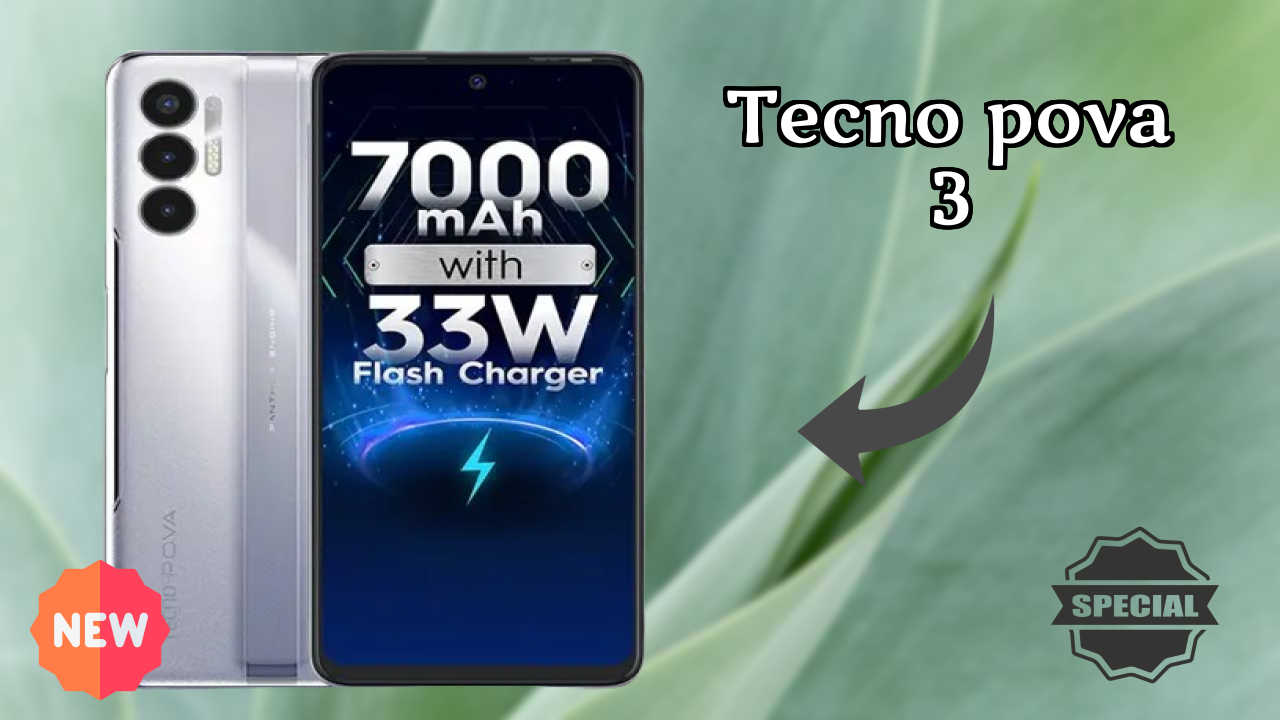 Tecno Pova 3 Display Technology: 6.9 Inches (17.53 Cm) Screen